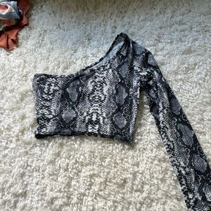 Snake skin going out top!